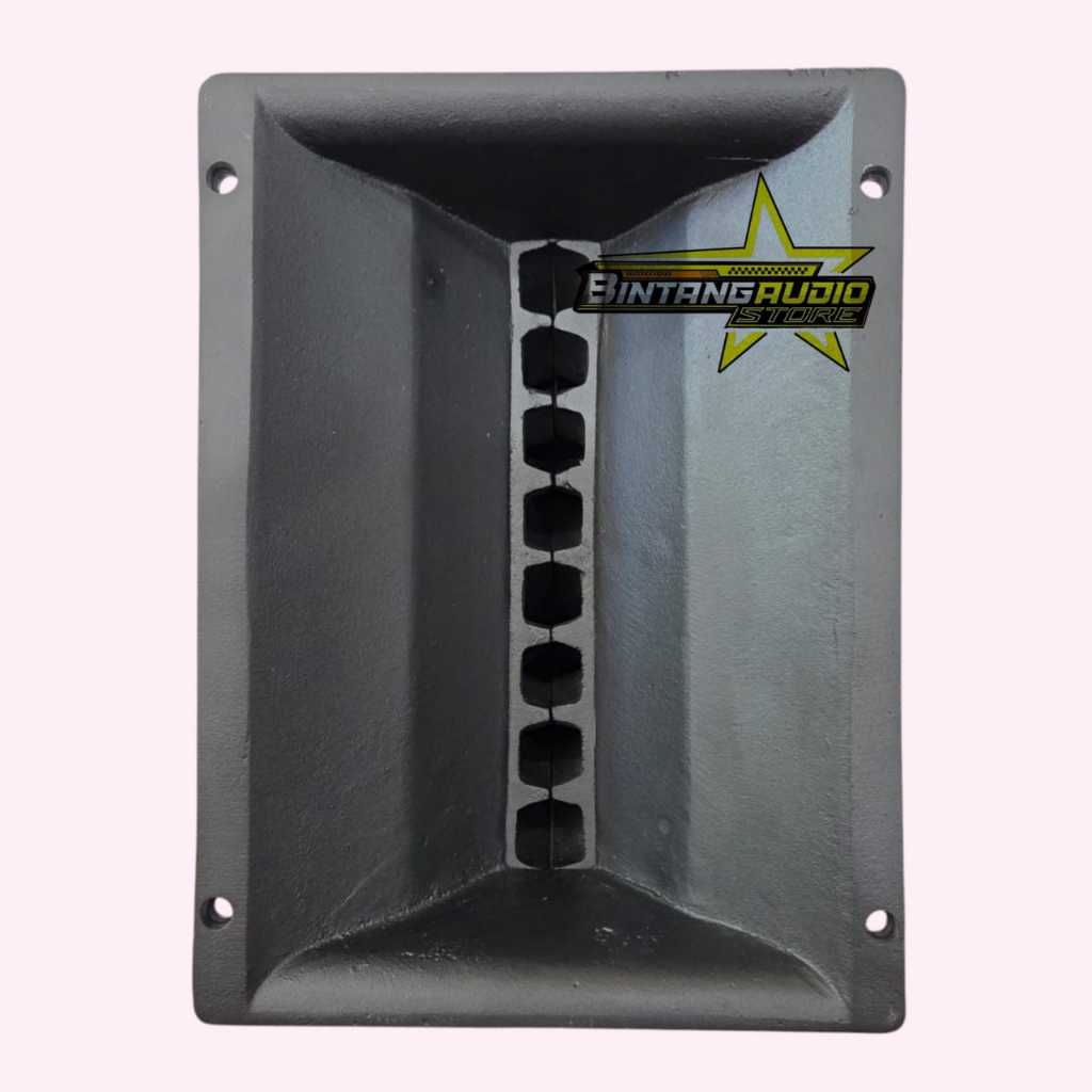 Horn Tweeter Line Array Model Harmonika 19x26cm Single / Corong Twiter Bahan Cor Diral Almunium