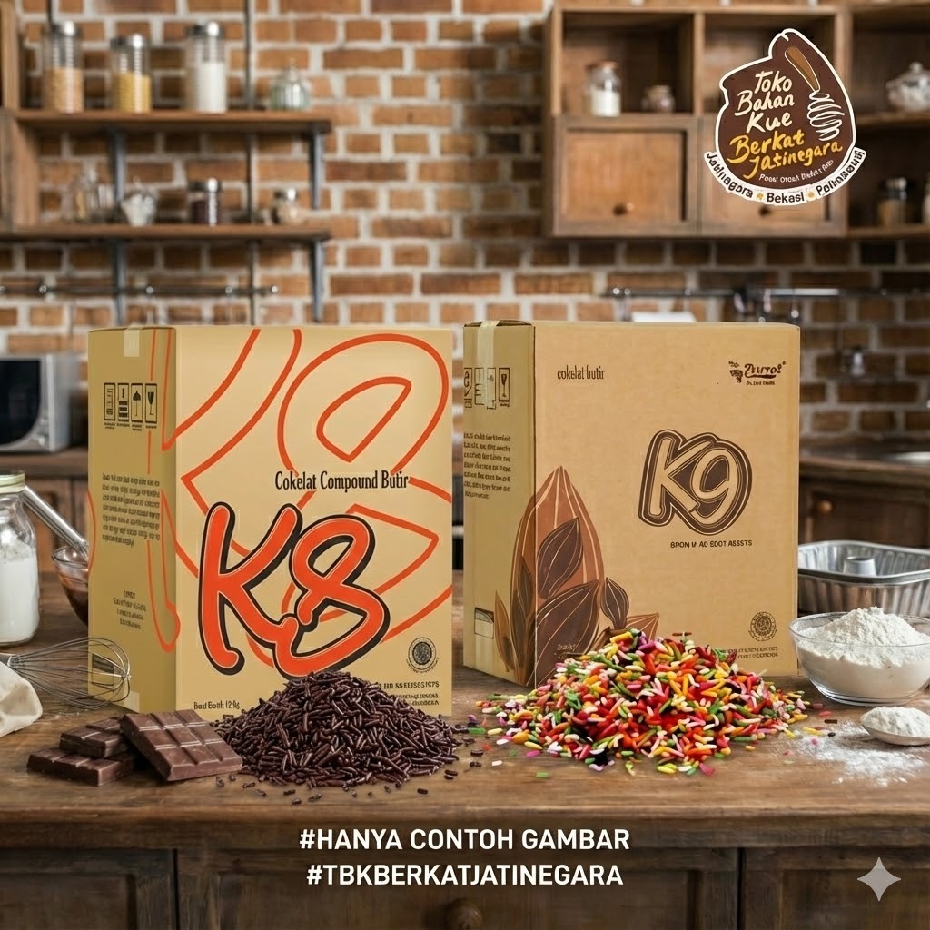 MESES COKLAT COMPOUND BUTIR | MESES COKLAT & WARNA | K8 & K9 | 12KG /KARTON