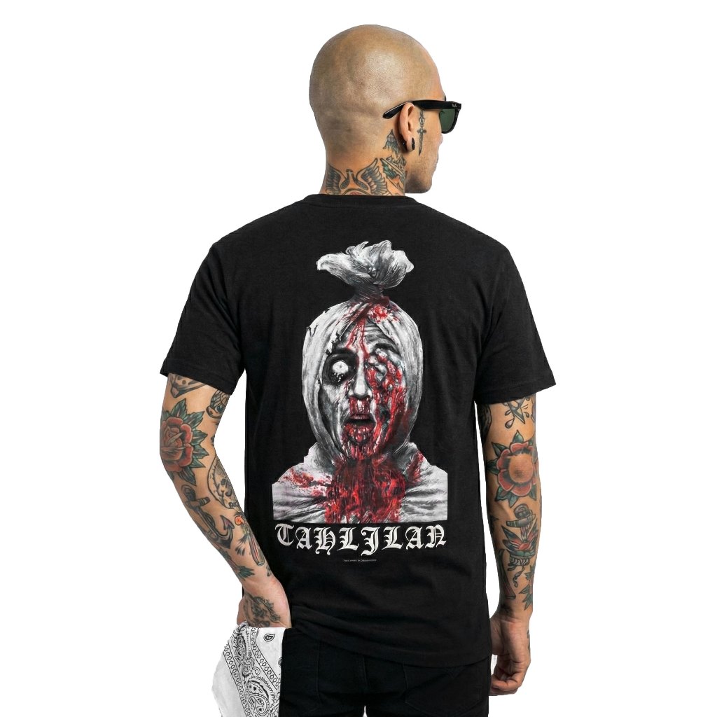 Metalgear Music 100% Cotton Baju Kaos     Tshirt Tahlilan - Bloody Pocong Katun S-XXL Rilisan Metalg