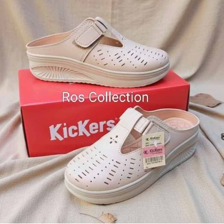 SANDAL WEDGES KICKERS/ SANDAL SLOP WANITA / WEDGES SANDAL WANITA