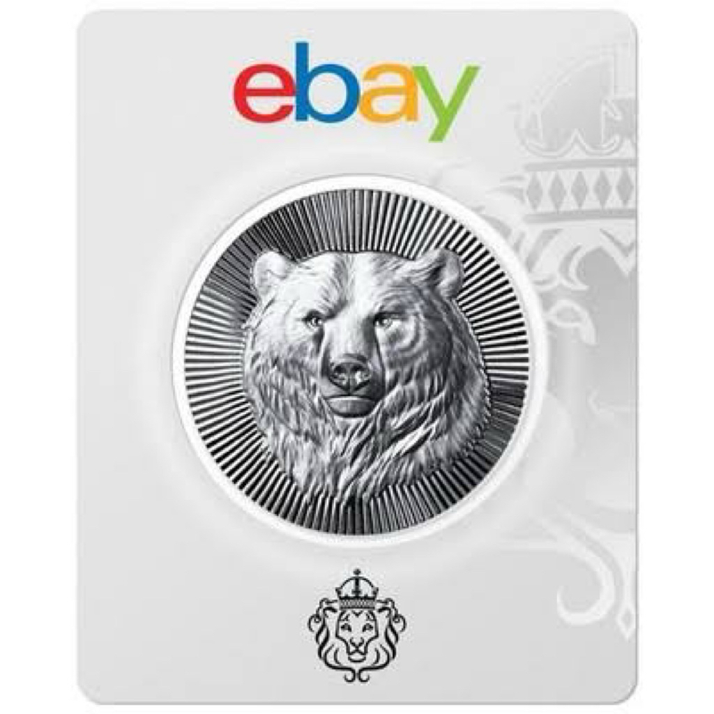 Perak 1 oz Grizzly Stacker by Scottsdale Mint