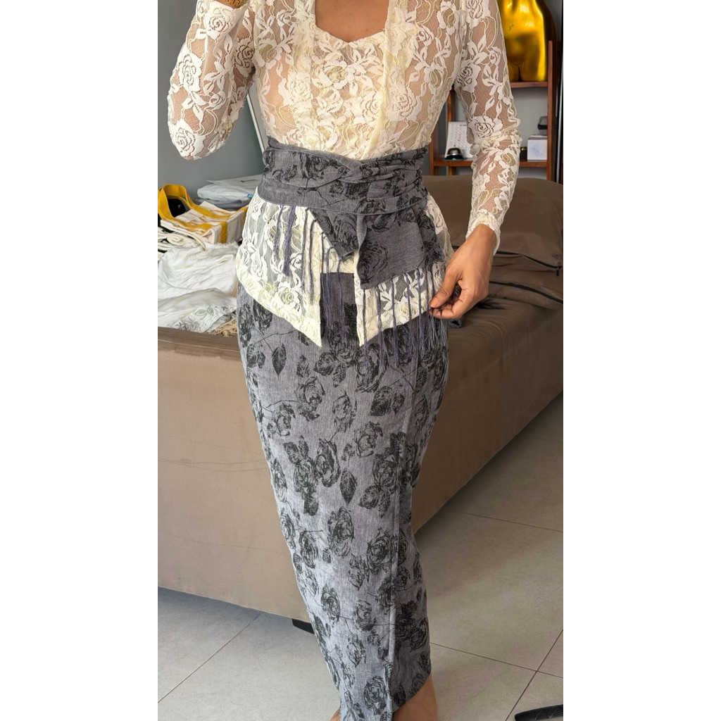 Kamen semi atbm Dobby Serat Jagung & selendang