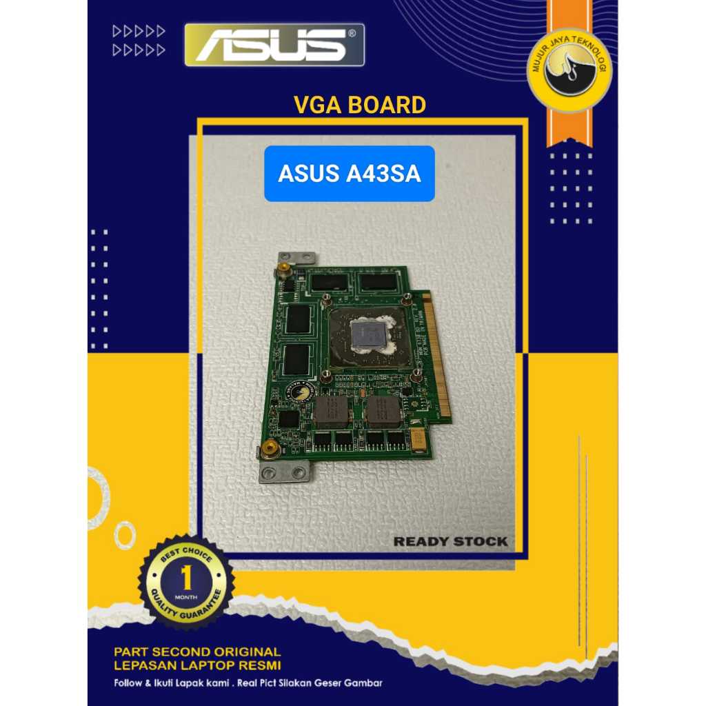 VGA CARD Video Graphics Board AMD ATI RADEON HD6700M 2GB LAPTOP Asus A43SA K43SA X43SA NORMAL TESTED