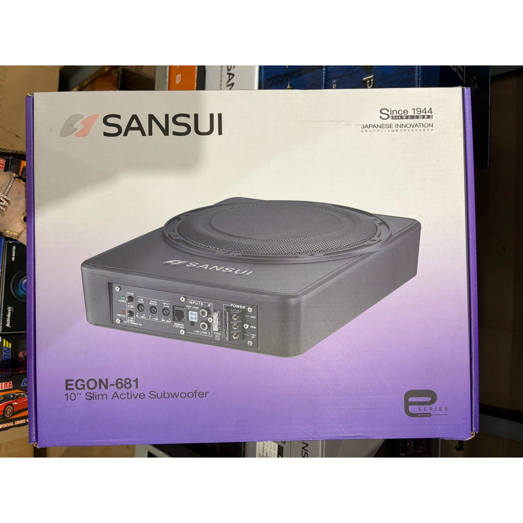 Speaker Subwoofer Sansui Kolong AKtif 10inch EGON 681