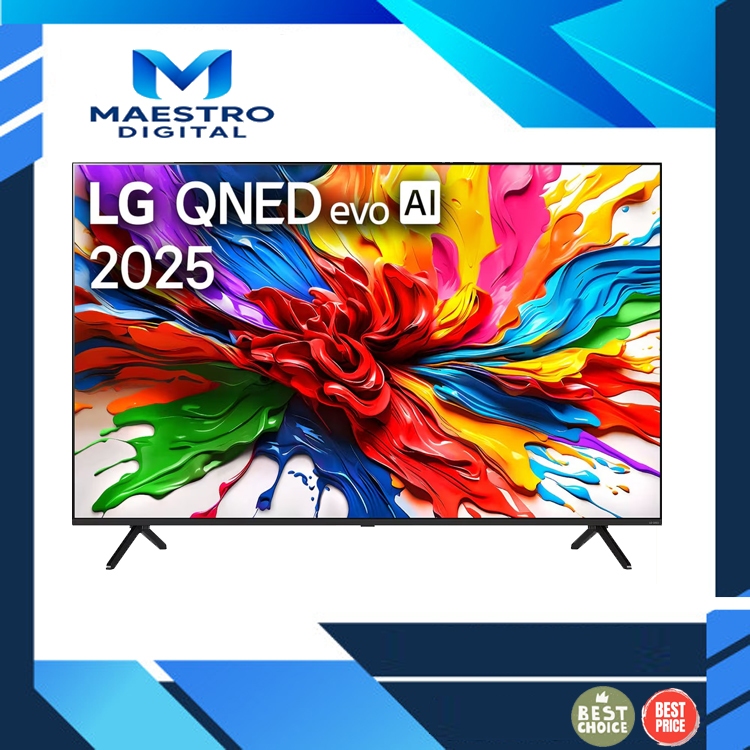 LG 85QNED92 Smart TV 4K HDR 85 Inch LG QNED evo AI QNED92 2025 85QNED92ASA Layar Mesin