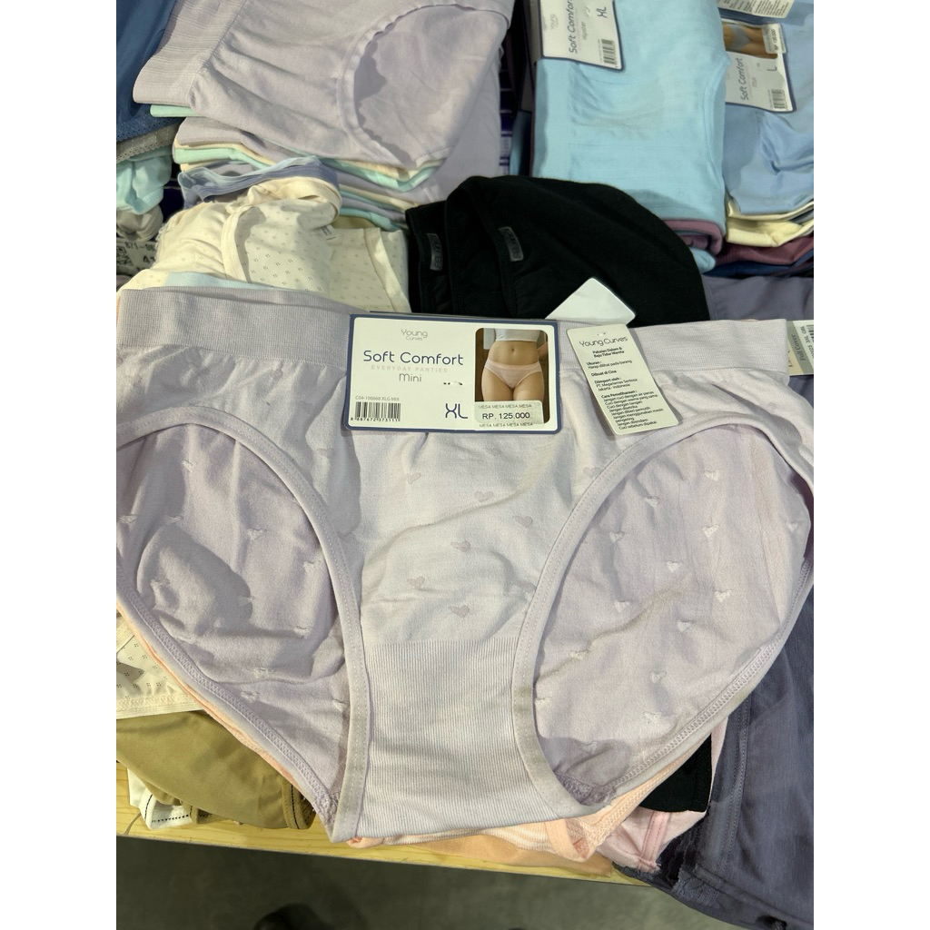 YOUNG CURVES PANTY PACK ISI 3 PCS MODEL MINI DAN MIDI C04-100668 C04-100687