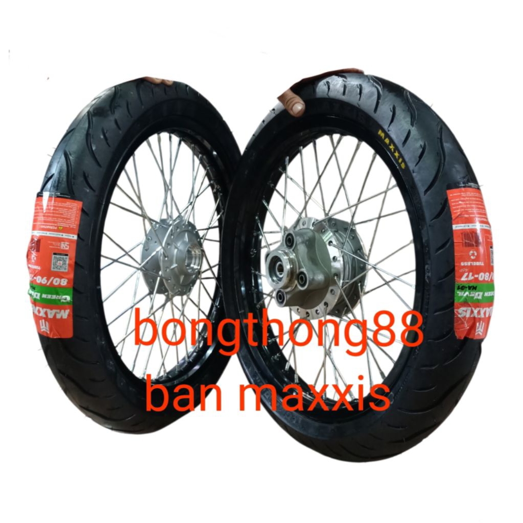 Velg Rossi GL pro GLmax GL100 CB100 CB125 GL125  CG100 CG125 160 /160  ring 17 Ban maxxis tubles leb