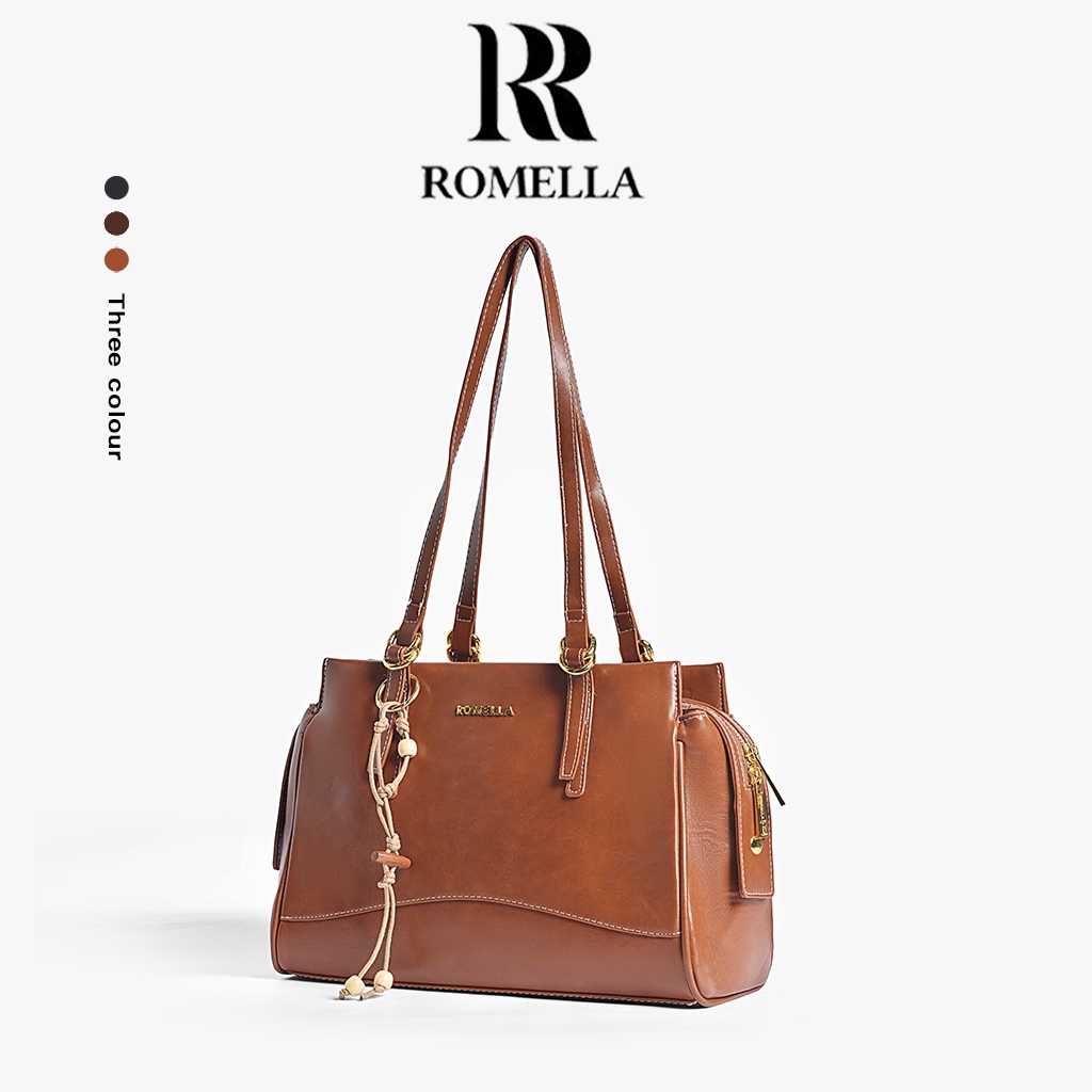 ROMELLA Tas Sholder Bag Wanita Fashion Elegan Berkapasitas Besar Serbaguna R073