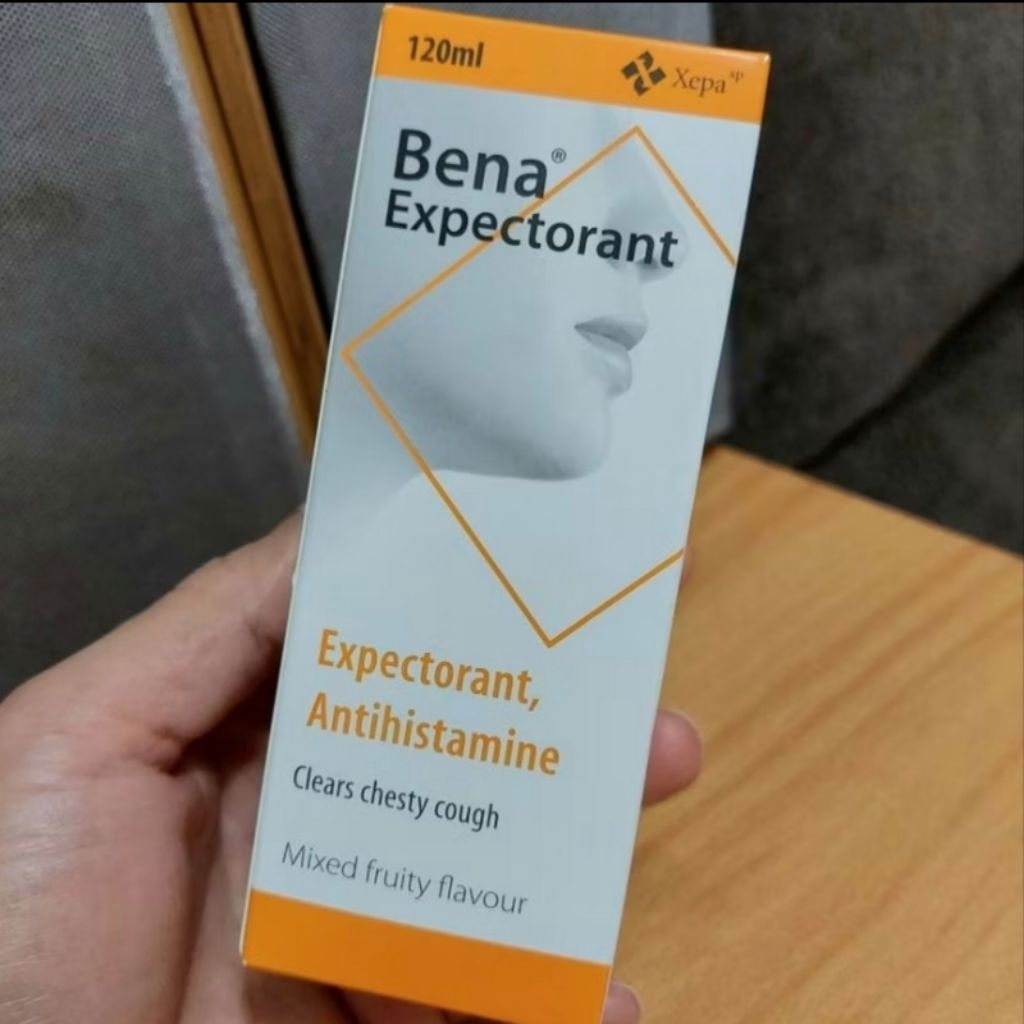 Bena Expectorant 120ml Original Malaysia Batuk Pilek