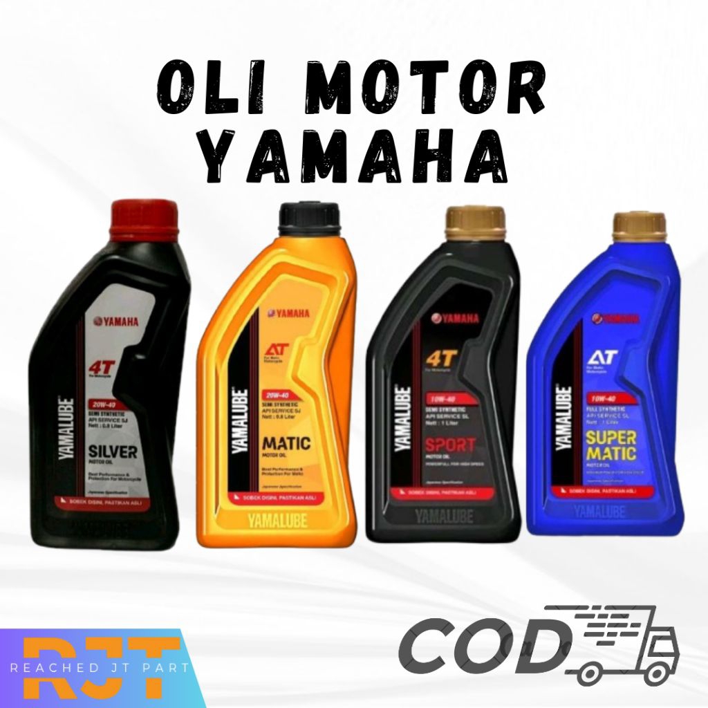 Oli Motor Yamaha Yamalube 4T – Silver, Matic, Sport & Super Matic