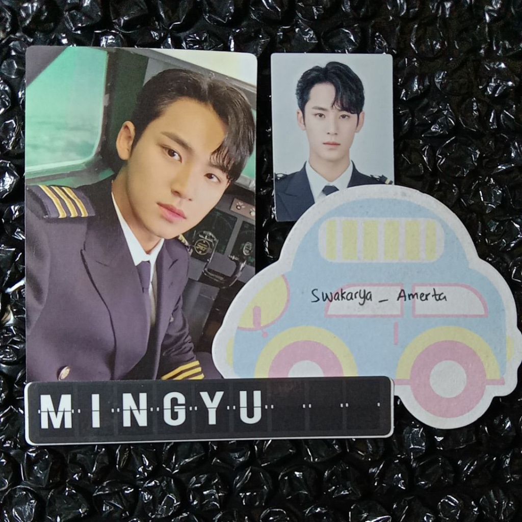 [OFFICIAL, TOLONG BACA DESKRIPSI] PC Photocard Seventeen Mingyu Pilot Set No Pair