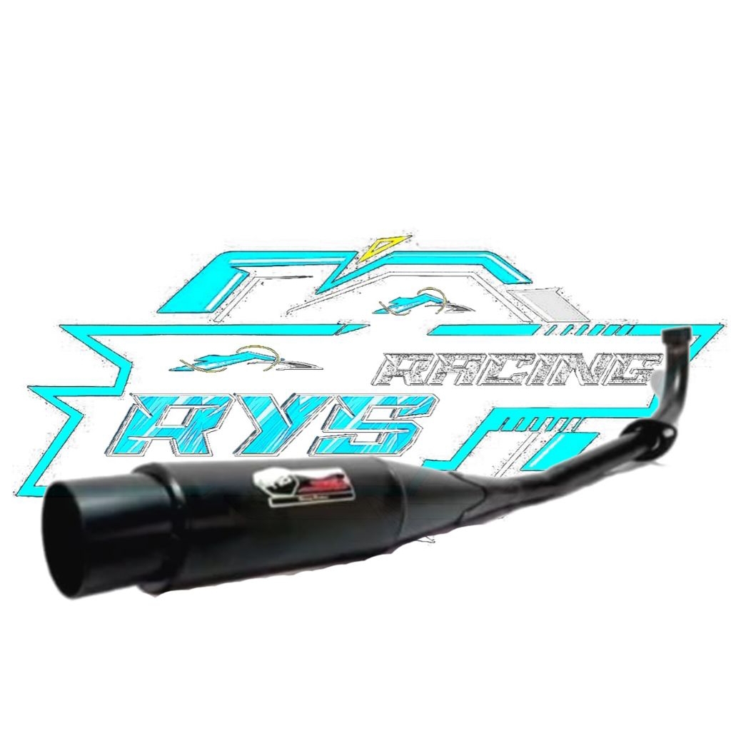 Knalpot Racing AHAU SND black Doff universal supra x supra fit supra 125 vega r vega zr jupiter z ju