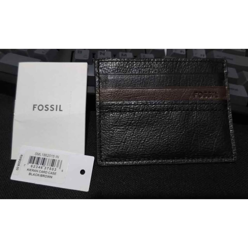 Fossil Kieran Card Leather Wallet Dompet Kartu Minimalis Praktis