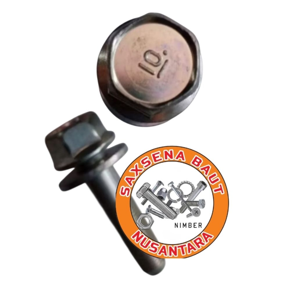 baut 17 panjang 5cm ring single plat