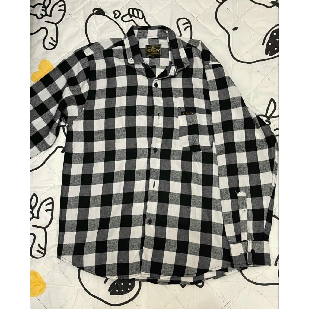 PRELOVED Kemeja Checkered Pria Hurley