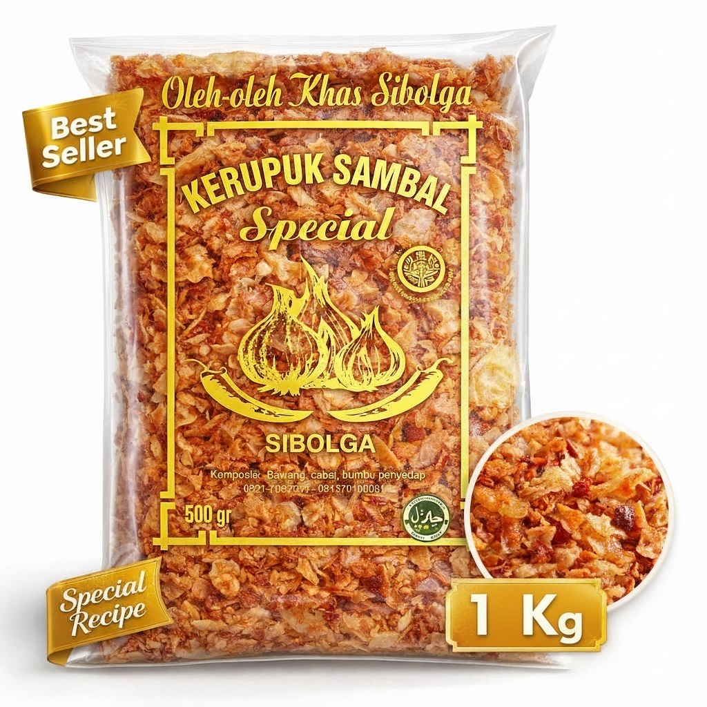 Kripik Sambal Sibolga Original 1kg
