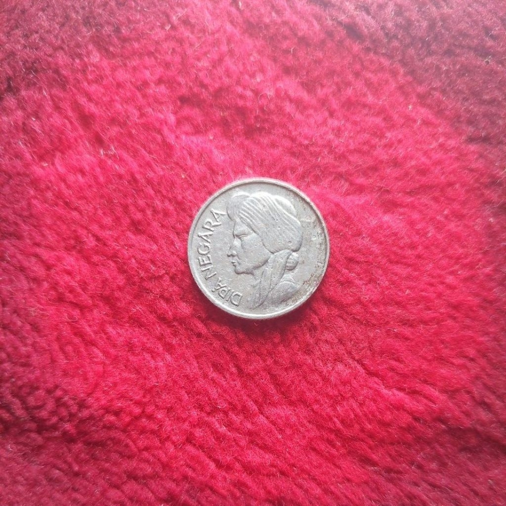 Koin kuno 50 sen dipanegara