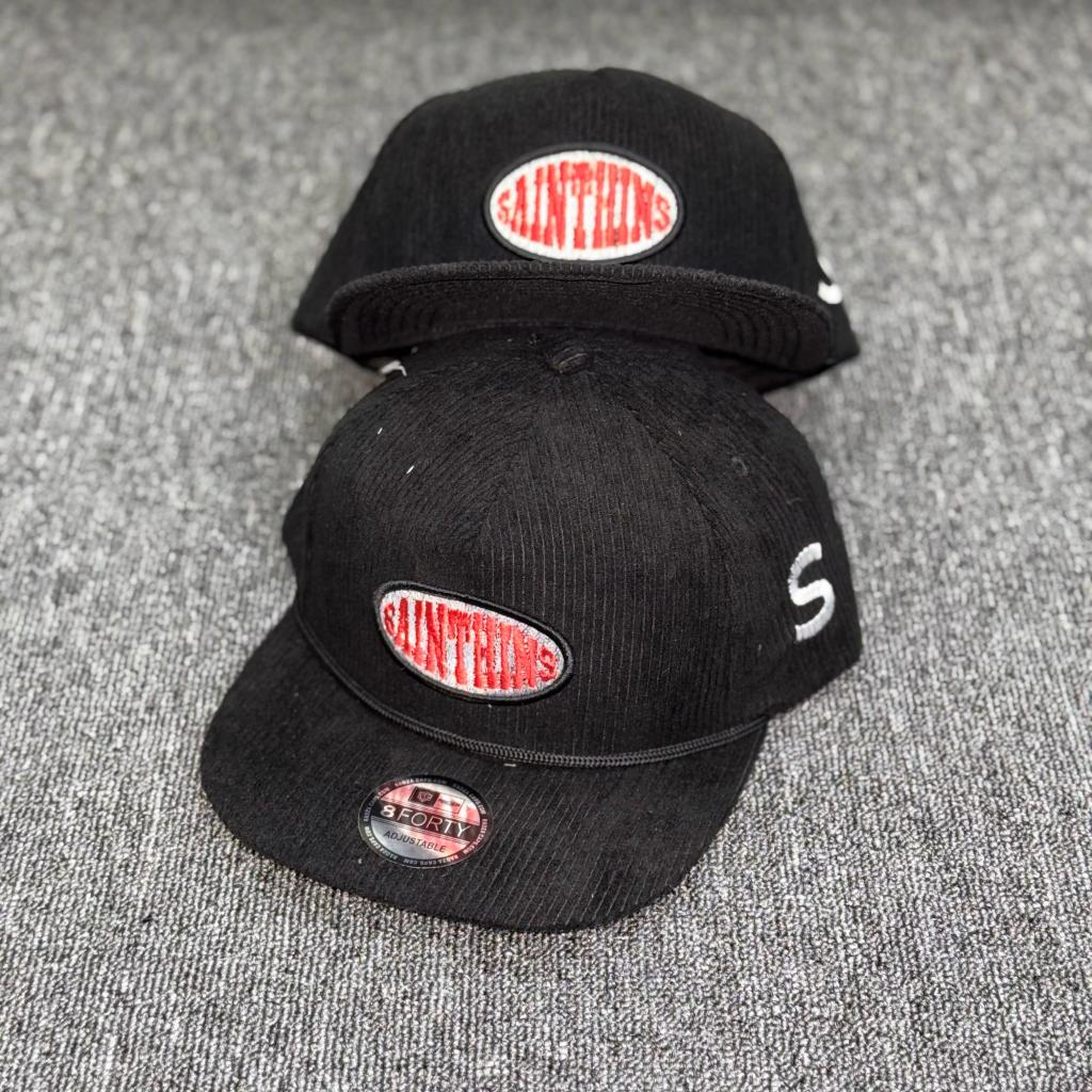 Topi Snapback Corduroy Pria - Topi Snapback Vintage Motif Ropehat Bordir SAINTHINS Terbaru 2026