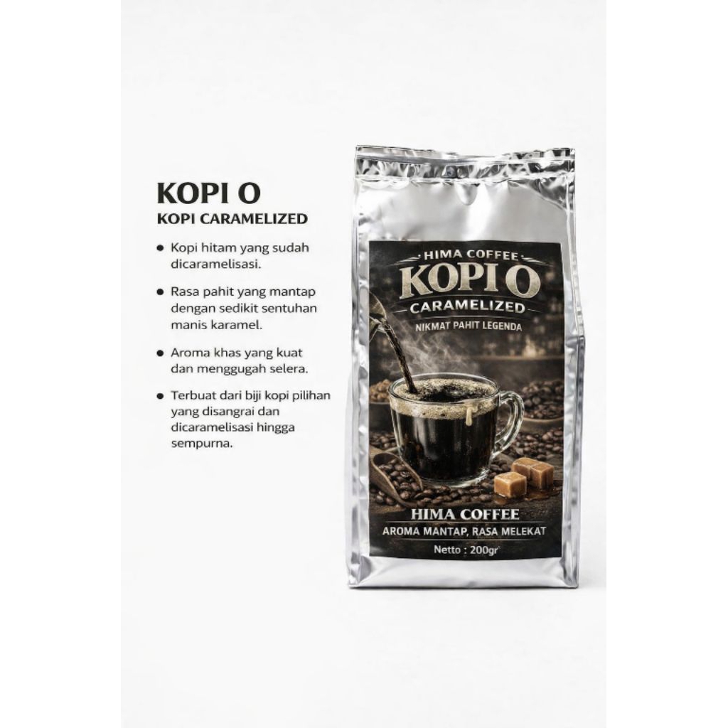 Kopi Caramel /Kopi O Bubuk Kasar