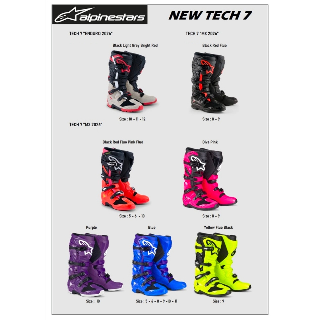 Sepatu Cross Alpinestars Tech 7 Original Motocross