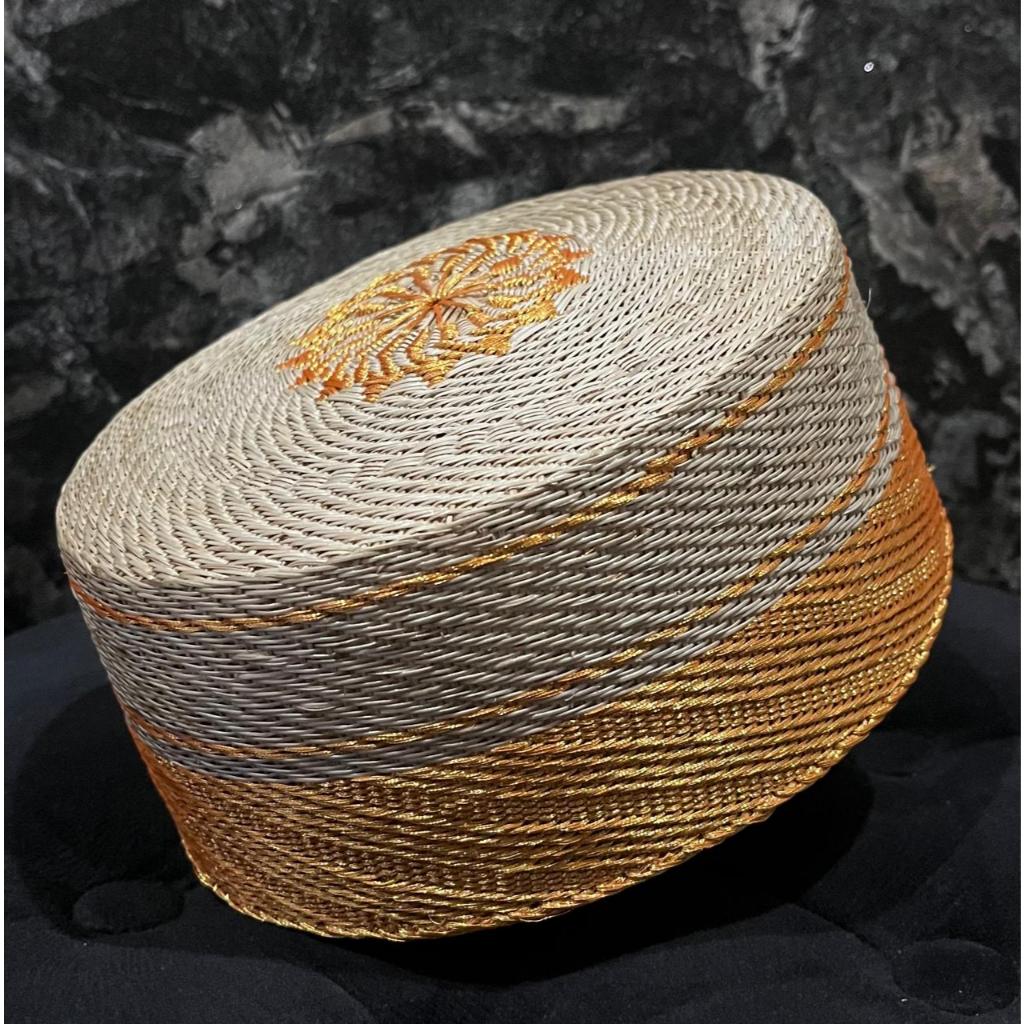 BESTPROMO Songkok Recca Bugis Makassar Asli Peci Hitam Dewasa Bone