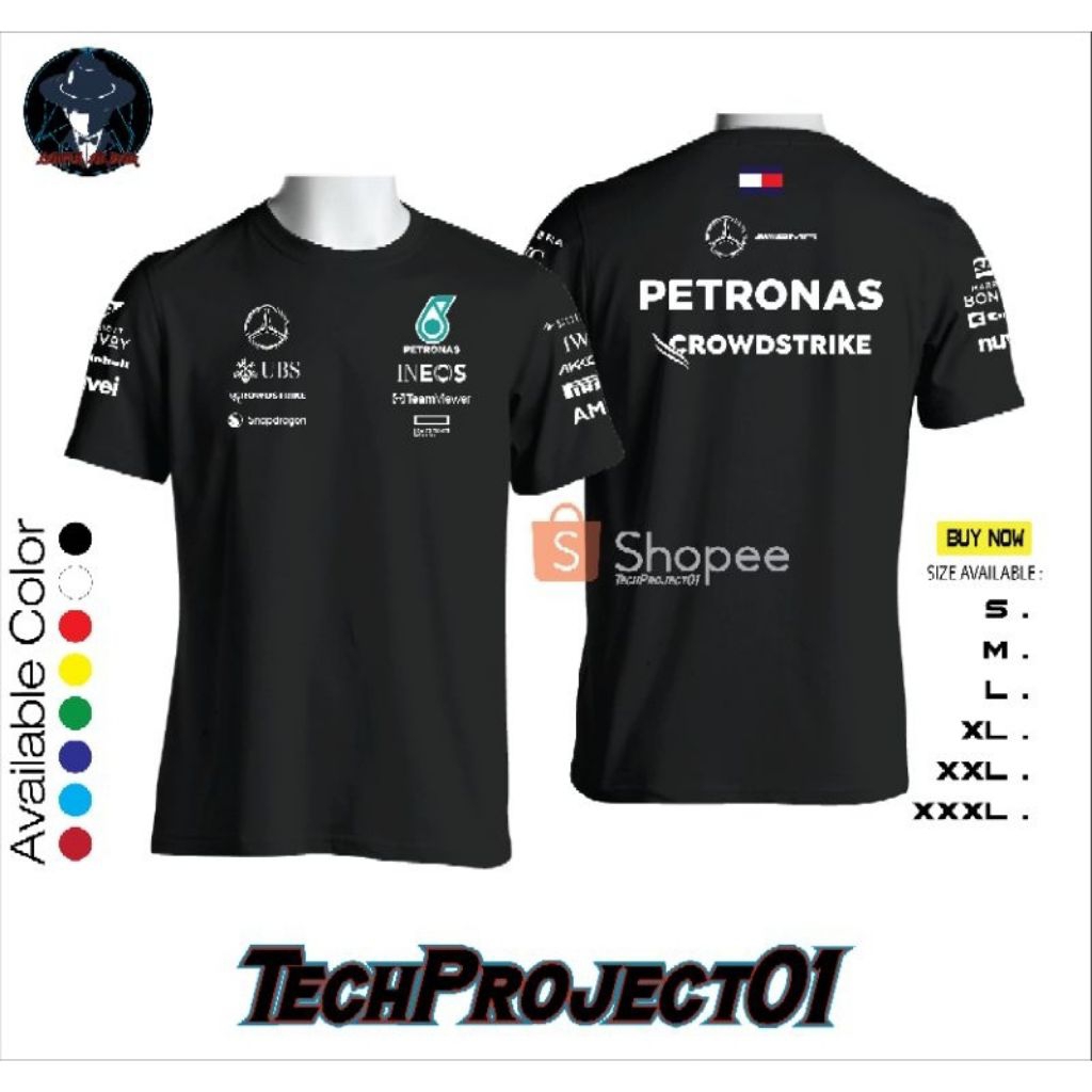 T-shirt Kaos Mercedes Benz AMG F1 2024