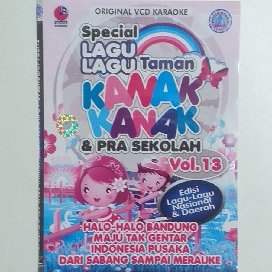 Kaset VCD Karaoke Lagu Taman Kanak Kanak Pra Sekolah Lagu Anak TK