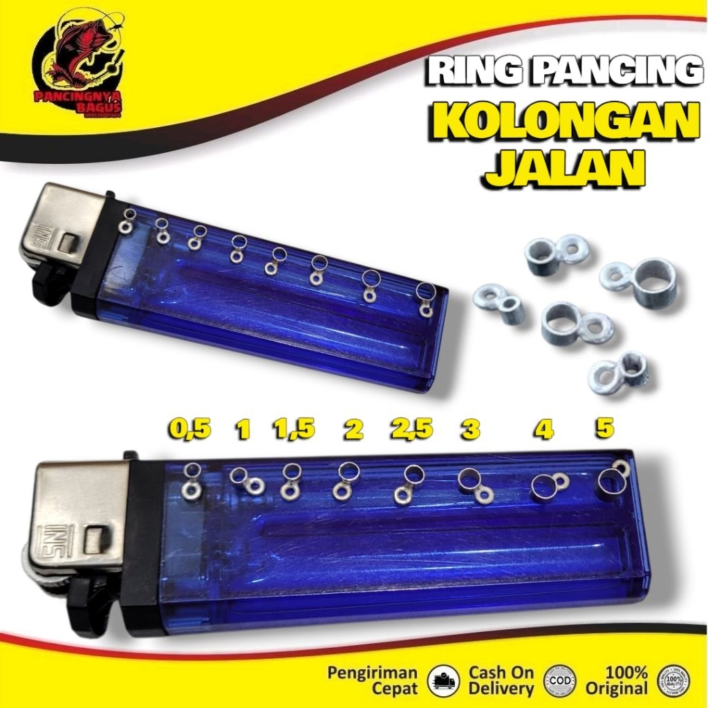 Ring Pancing Kolongan Jalan Untuk Joran Tegek Pancing