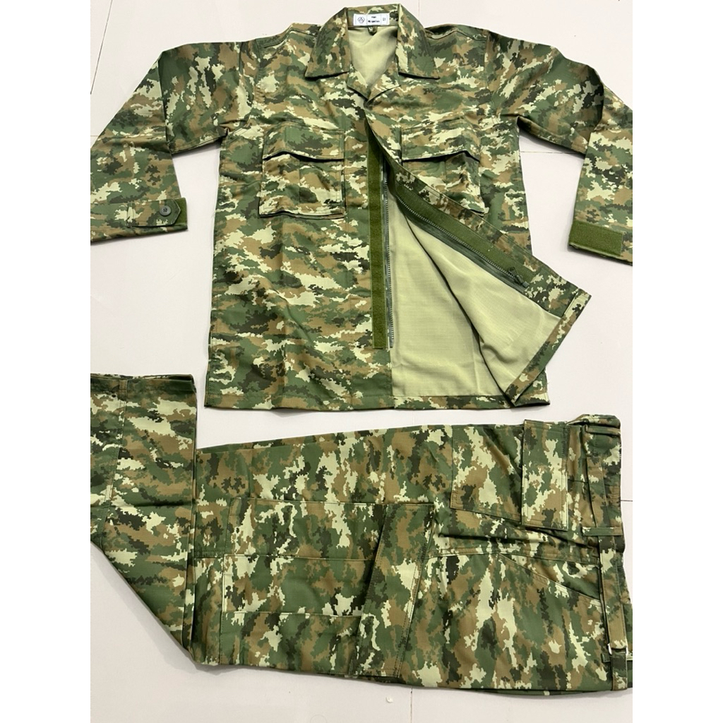 baju pdl tni terbaru sage green anti luntur 2025 micropoli / pdl tni sage green / seragam tni terbar