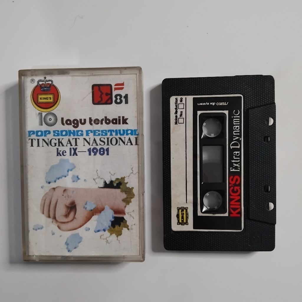 Kaset 10 Lagu Terbaik Pop Song Festival Nasional 1981 / Hetty Koes Endang Euis Darliah Elfa Singers 
