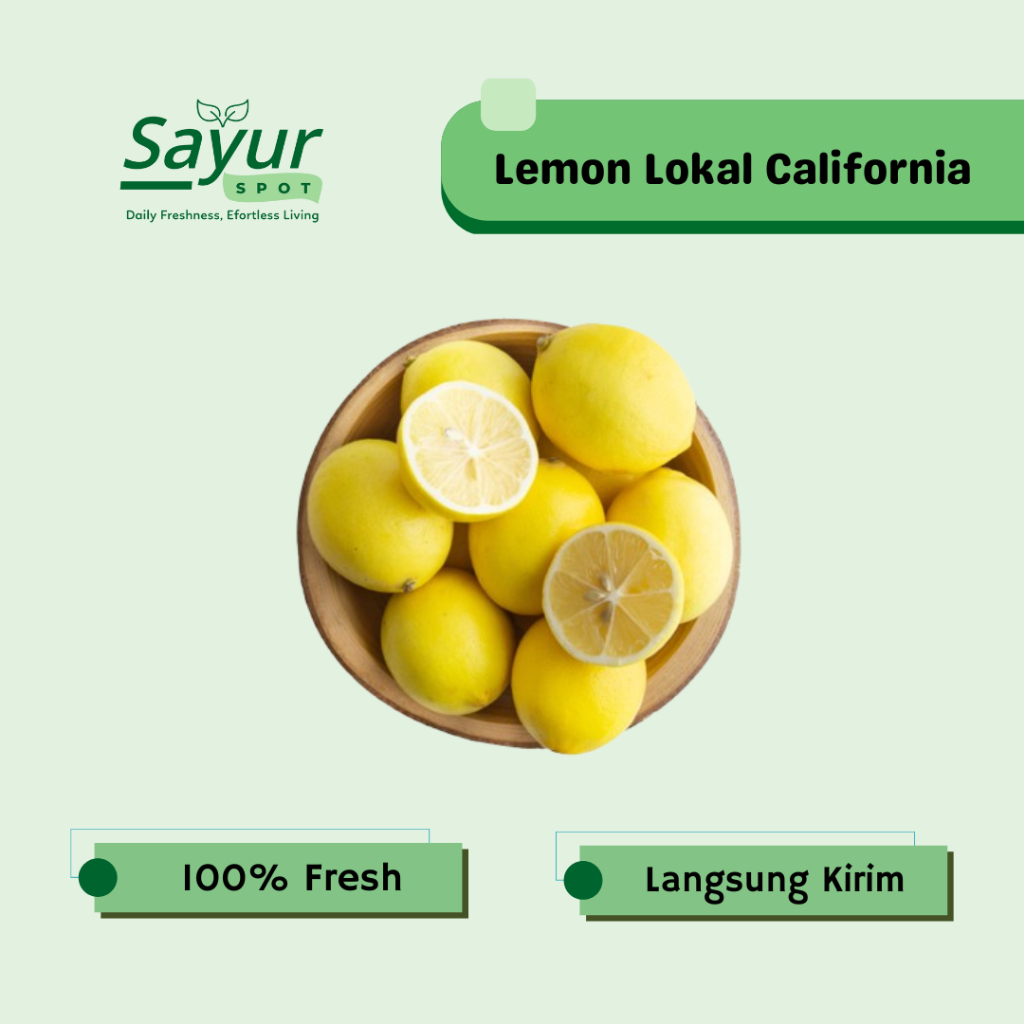 Lemon California Lokal Segar / Sayur Bekasi | Sayur Spot Bekasi