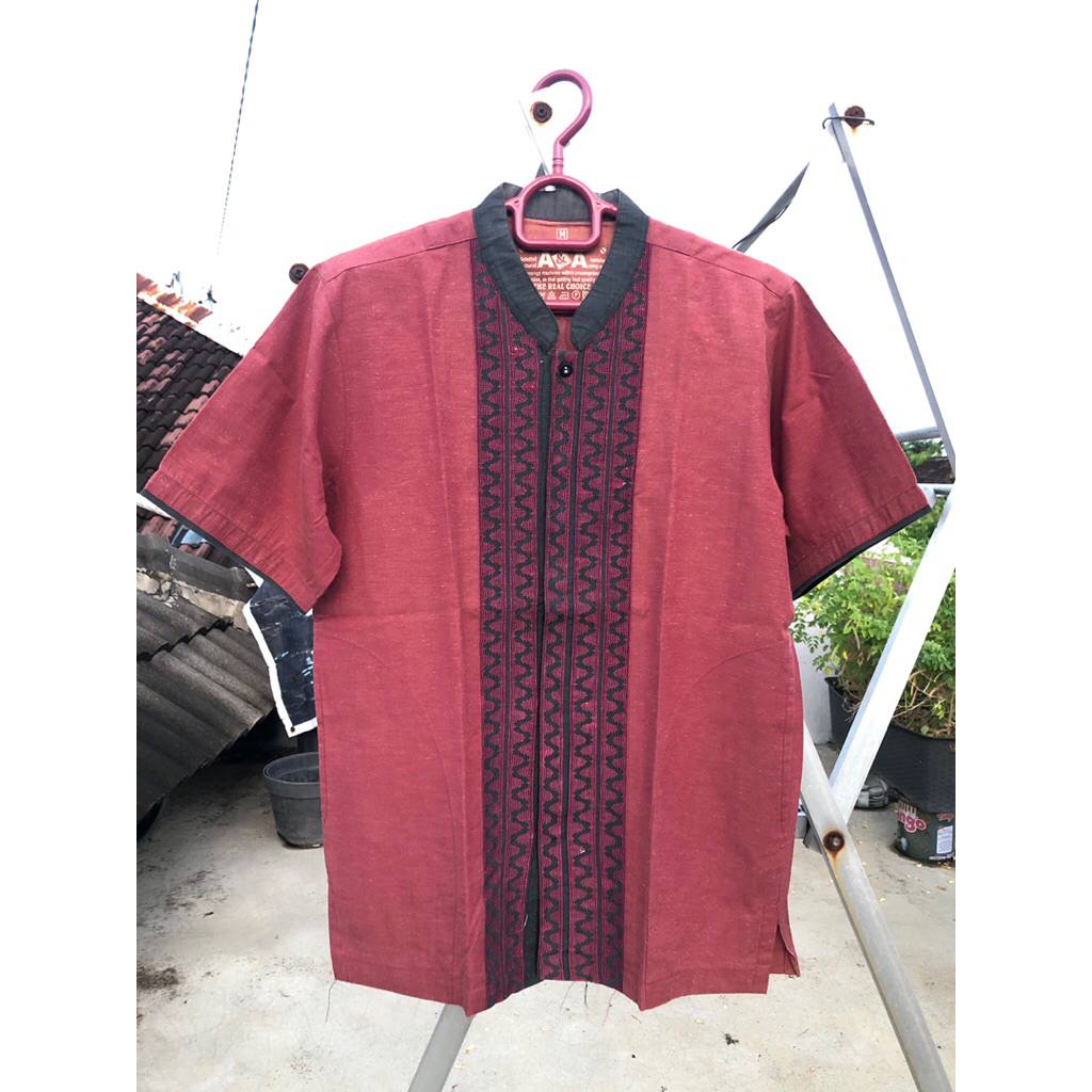 Kemeja Koko A&A Lengan Pendek Preloved kemeja koko lengan pendek kemeja muslim lengan pendek kemeja 