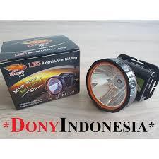Senter Kepala Head Lamp DONY HITAM MANIS  KL-169