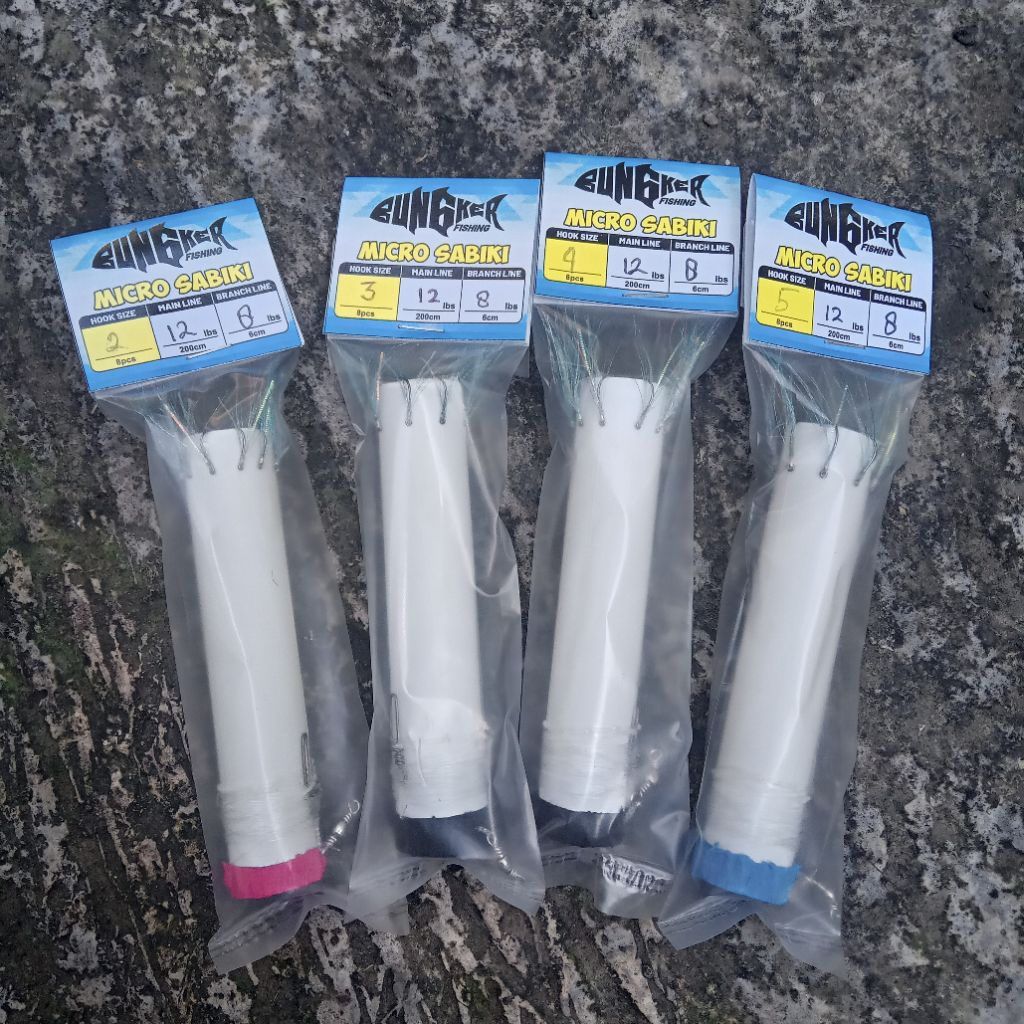 Micro Sabiki / Bulu-bulu / Kotrekan / Umpan Ikan Tamban, Layang, Kembung dan ikan kecil lainnya