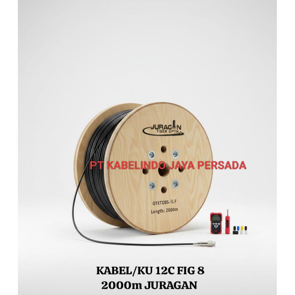 Kabel 12 Core Figure 8 Core Panjang 2km/KU 12 Core Fig8 2000m