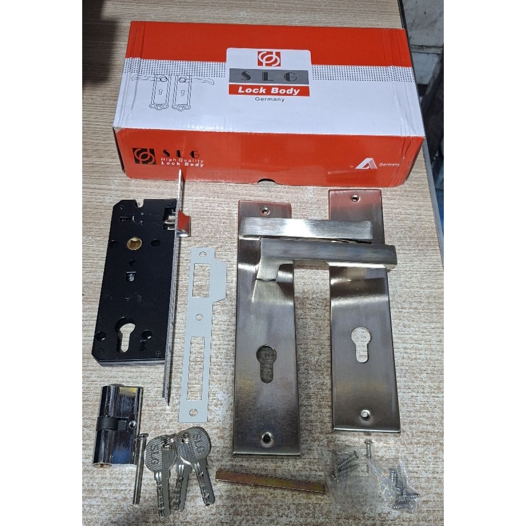 Handle set kunci pintu besar SLG / kunci pintu rumah SLG