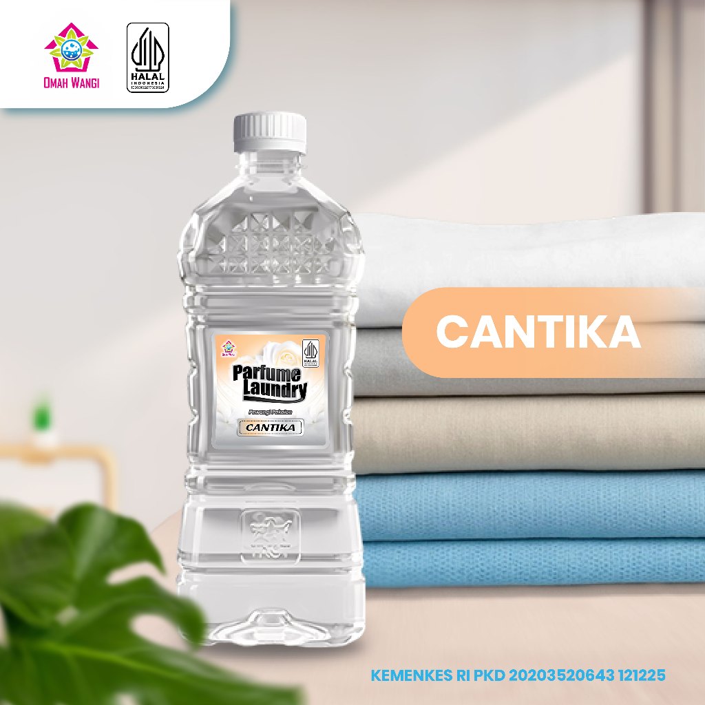 Parfum Laundry Omah Wangi Aroma Cantika Pewangi Pakaian Efektif dan Elegan Order Sekarang