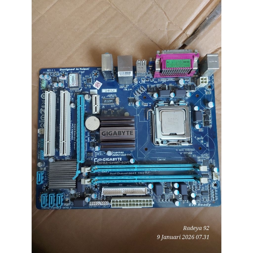 Motherboard Gigabyte GA-G41MT-S2PT