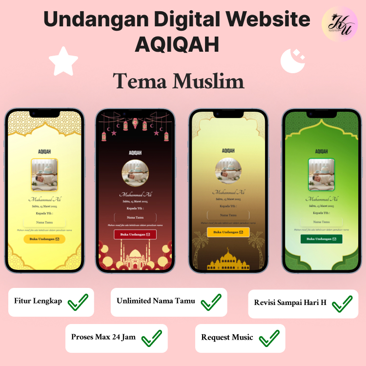 Undangan Digital Online Website Aqiqah
