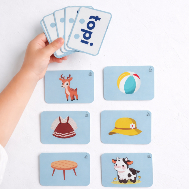 KARTU MEMBACA KATA BENDA ISI 50 KARTU