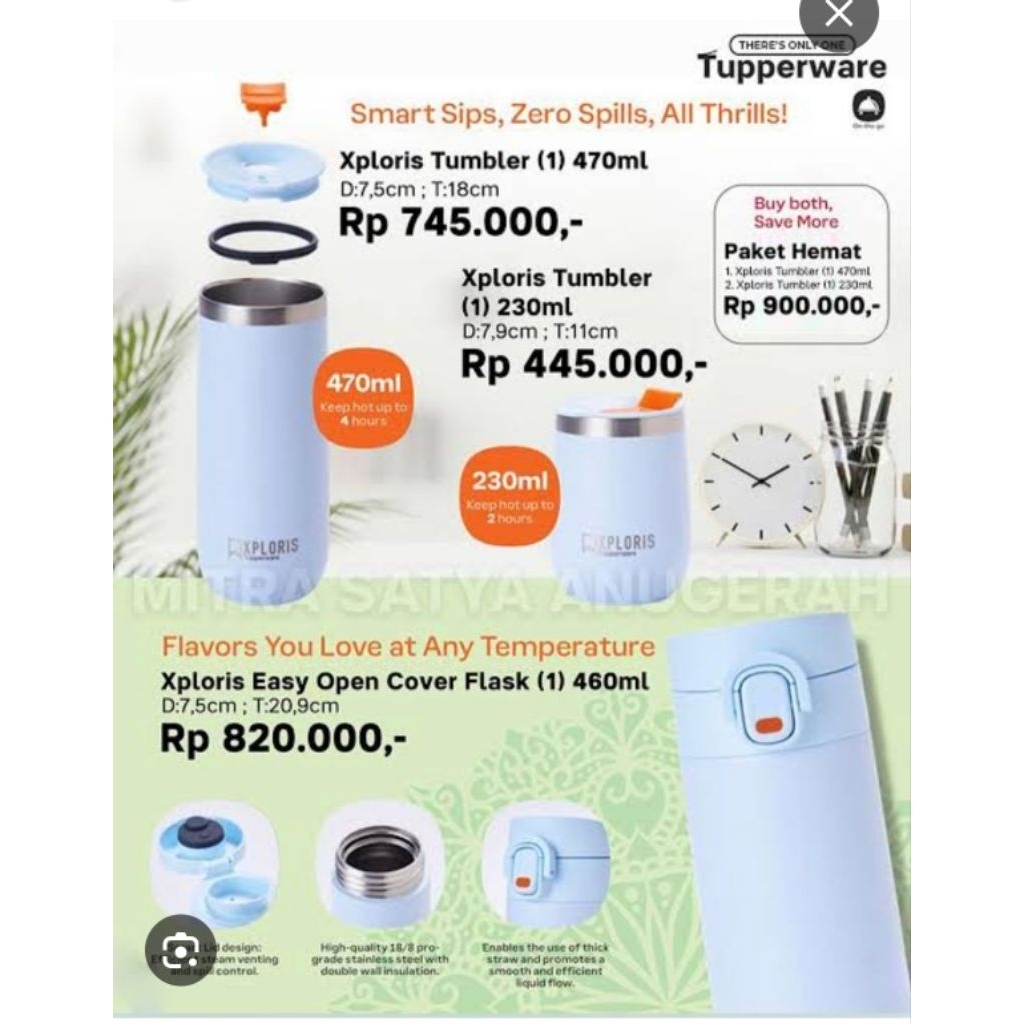 Thermos Xploris thermal tumbler Tupperware