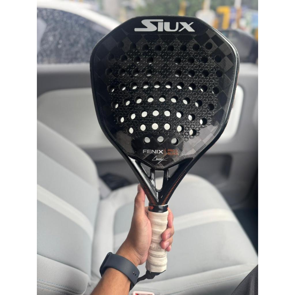 Raket Padel Siux Fenix Pro 5 Black Second Bekas Kondisi 95%