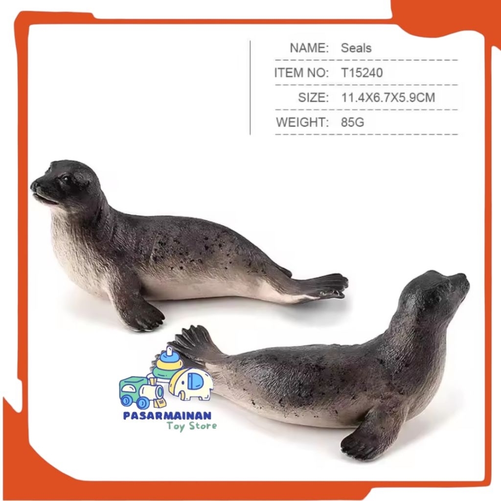 Mainan Binatang Laut Anjing Laut Seals Figure Hewan Laut Singa Anjing Laut