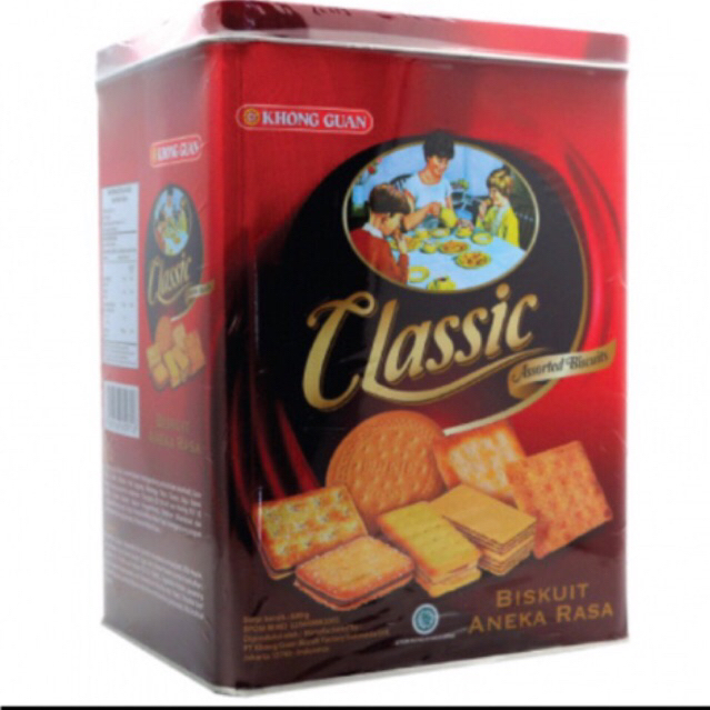 KHONG GUAN CLASSIC KALENG BISCUIT ASSORTED