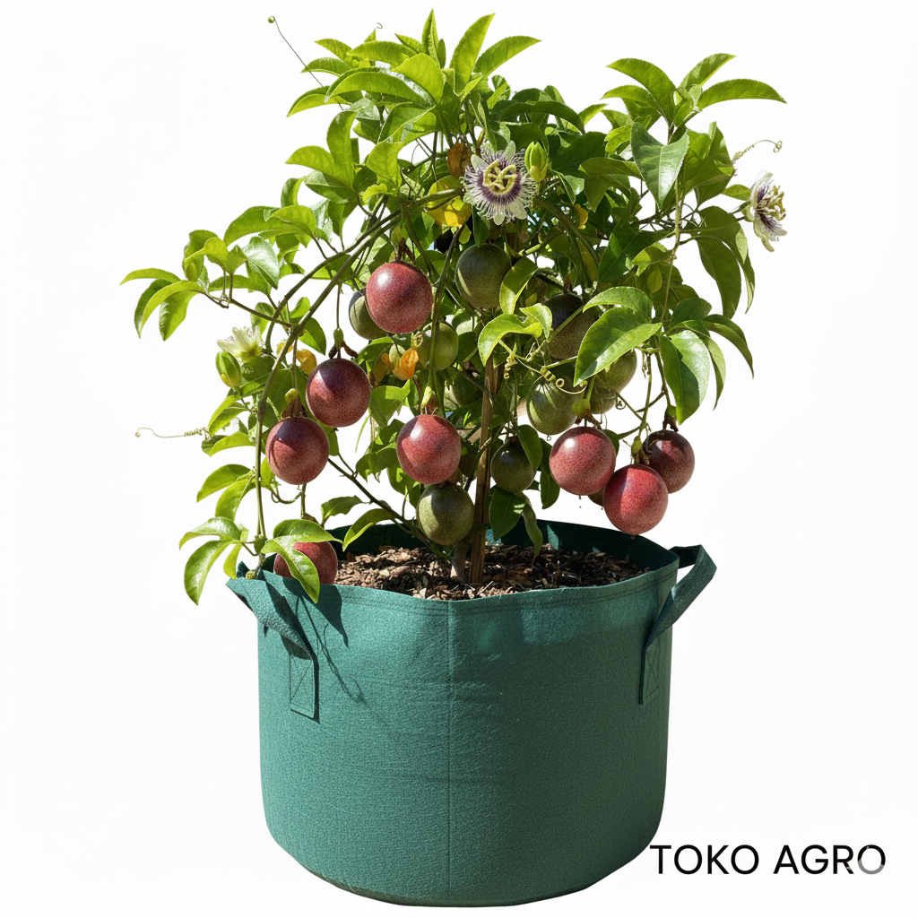 BIBIT TANAMAN BUAH MARKISA MERAH MANIS/ BIBIT MARKISA MERAH UNGGUL