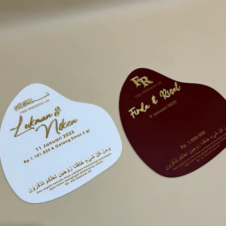 Dekorasi Mahar Akrilik Custom Akrilik Brush Akrilik Telur Akrilik Tetes Air Warna Bahan Dekorasi Mah