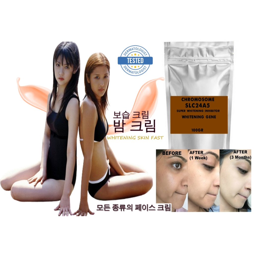 BAHAN AKTIF CHROMOSOME SLC24A5 WHITENING GENE KROMOSOM GENETIK PEMUTIH TERCEPAT WAJAH/BADAN DIJAMIN 