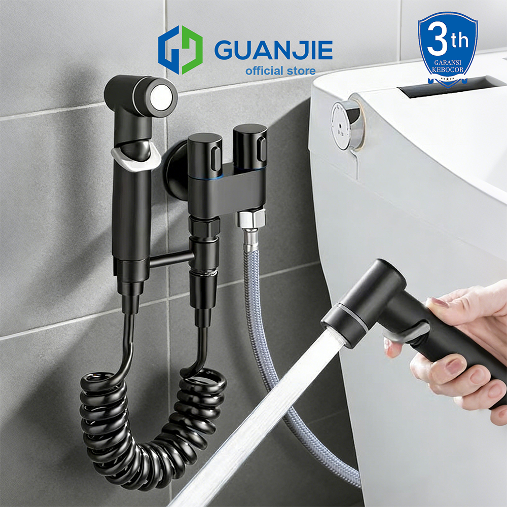 GUANJIE - SUS304 1 Set Jet Shower Kloset Jet Shower Kamar Mandi Semprotan Toilet Duduk Jet wasser Kl