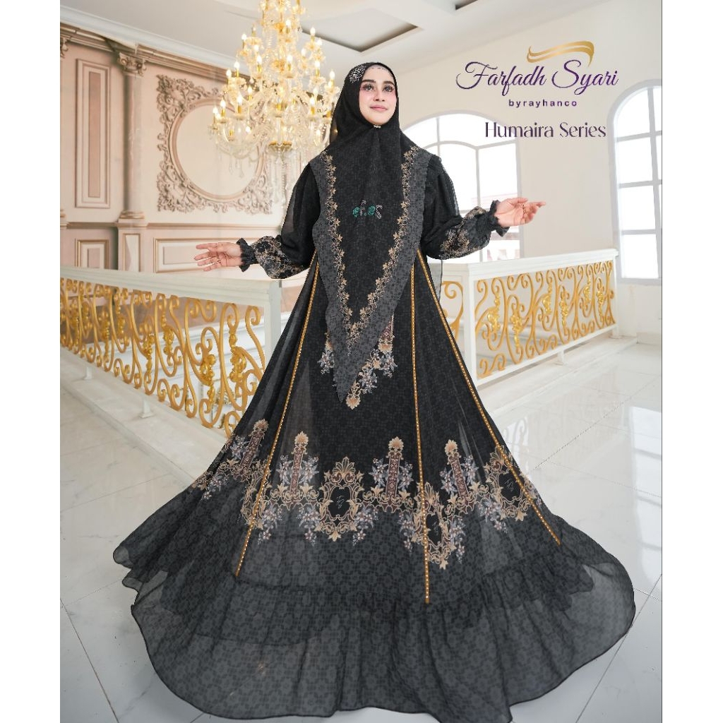 Humaira series By.Farfadh syar'i gamis mewah,elegant&cantik
