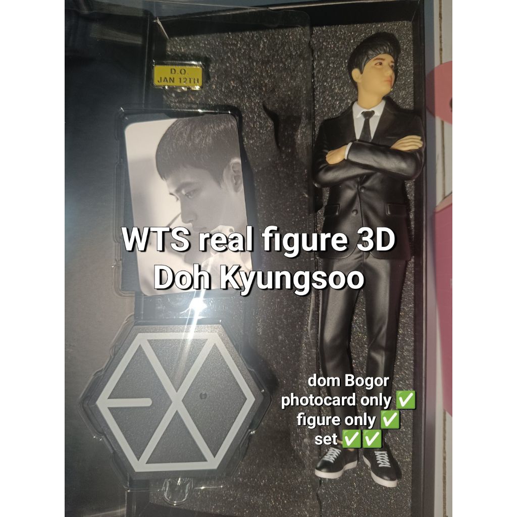 OFFICIAL REAL FIGURE 3D KYUNGSOO D.O. EXO SG25 PHOTOCARD RARE ASLI ORIGINAL